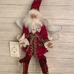 Mark Roberts Red and Gold Santa Fairy